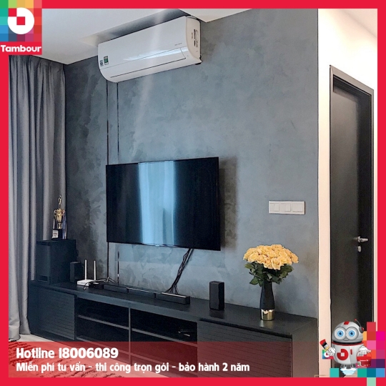 SƠN HIỆU ỨNG VẢI LỤA CASHMERE VELVET